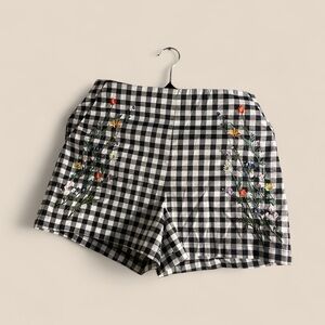 Romeo & Juliet Couture Black and White Gingham Shirt